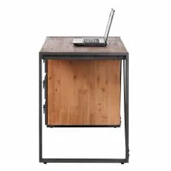 Ars manufacti Schreibtisch Manchester III - Akazie teilmassiv / Metall -Büromöbel Verkaufsgeschäft schreibtisch manchester iii akazie teilmassiv metall 4875516