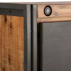 Ars manufacti Schreibtisch Manchester III - Akazie teilmassiv / Metall -Büromöbel Verkaufsgeschäft schreibtisch manchester iii akazie teilmassiv metall 4875528