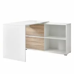 Germania Schreibtisch Mingle - Weiß/Eiche Sonoma Dekor