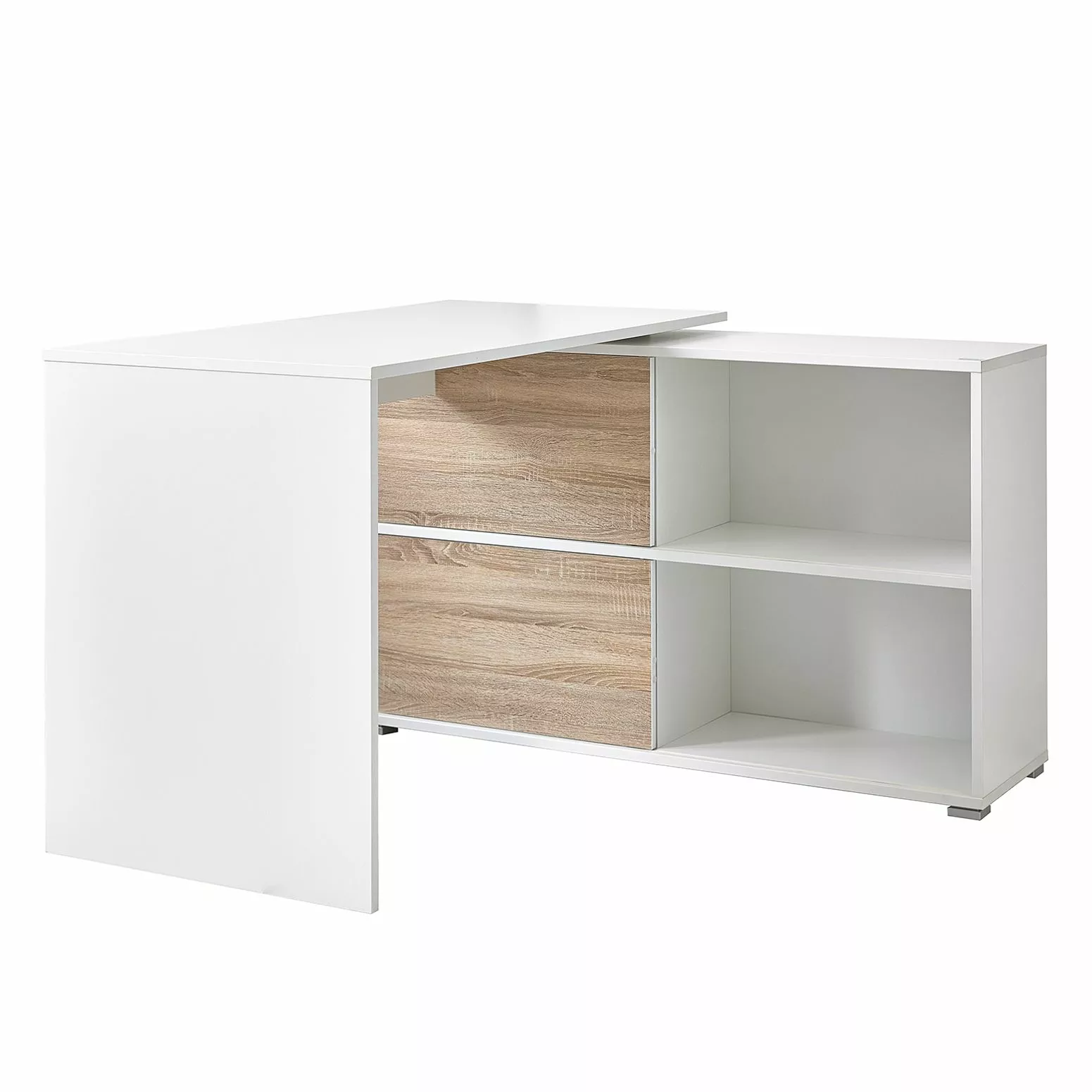 Germania Schreibtisch Mingle - Weiß/Eiche Sonoma Dekor 3 Germania Schreibtisch Mingle - Weiß/Eiche Sonoma Dekor