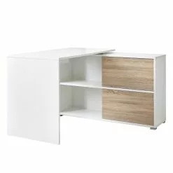 Germania Schreibtisch Mingle - Weiß/Eiche Sonoma Dekor 17 Germania Schreibtisch Mingle - Weiß/Eiche Sonoma Dekor -Büromöbel Verkaufsgeschäft schreibtisch mingle weiss eiche sonoma dekor 5029260