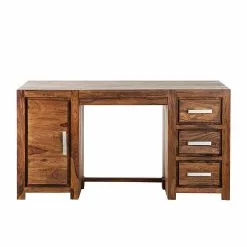 Ars Natura Schreibtisch Ohio - Sheesham massiv - gewachst -Büromöbel Verkaufsgeschäft schreibtisch ohio 1351989