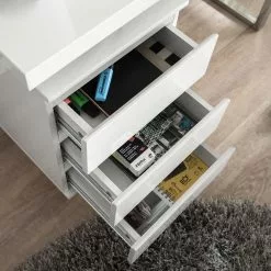 Fredriks Schreibtisch Paddington II - Hochglanz Weiß lackiert - mit 1 Container 20 Fredriks Schreibtisch Paddington II - Hochglanz Weiß lackiert - mit 1 Container -Büromöbel Verkaufsgeschäft schreibtisch paddington hochglanz weiss lackiert mit 1 container 3375773