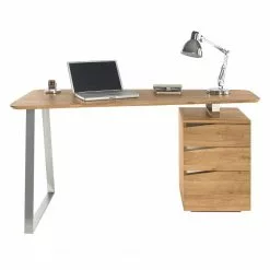 Ars Natura Schreibtisch Tarva - Asteiche 13 Ars Natura Schreibtisch Tarva - Asteiche -Büromöbel Verkaufsgeschäft schreibtisch tarva asteiche teilmassiv asteiche edelstahl dekor 5236000