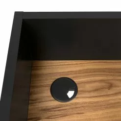 Temahome Schreibtisch Volga - Walnuss / Schwarz -Büromöbel Verkaufsgeschäft schreibtisch volga 3605245