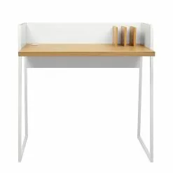 Temahome Schreibtisch Volga - Weiß / Eiche -Büromöbel Verkaufsgeschäft schreibtisch volga weiss eiche 1441926