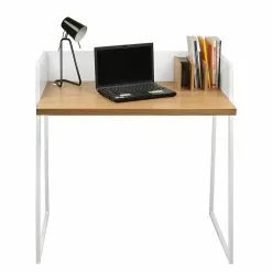 Temahome Schreibtisch Volga - Weiß / Eiche -Büromöbel Verkaufsgeschäft schreibtisch volga weiss eiche 1441930