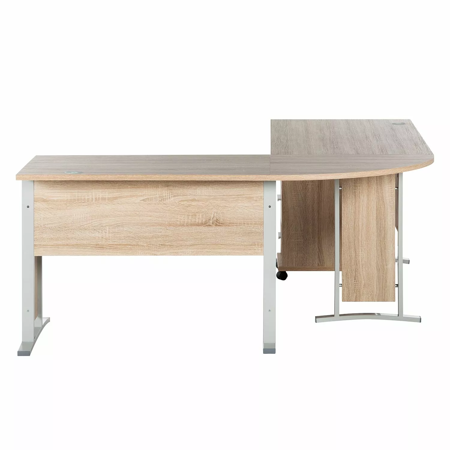 Home24office Schreibtischkombination Office Line - 4-teilig - Eiche Sonoma Dekor 7 Home24office Schreibtischkombination Office Line - 4-teilig - Eiche Sonoma Dekor – Bild 5