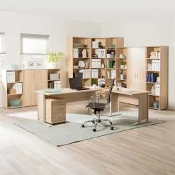 Home24office Schreibtischkombination Office Line - 4-teilig - Eiche Sonoma Dekor 18 Home24office Schreibtischkombination Office Line - 4-teilig - Eiche Sonoma Dekor -Büromöbel Verkaufsgeschäft schreibtischkombination office line 4 teilig eiche sonoma dekor 3146417