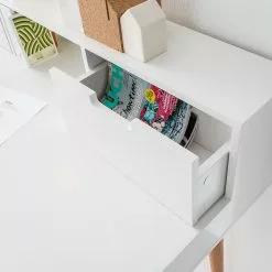 Mørteens Sekretär Lindholm - Weiß 27 Mørteens Sekretär Lindholm - Weiß -Büromöbel Verkaufsgeschäft sekretaer lindholm weiss eiche massiv 4012804