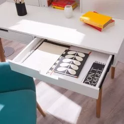 Mørteens Sekretär Lindholm - Weiß 25 Mørteens Sekretär Lindholm - Weiß -Büromöbel Verkaufsgeschäft sekretaer lindholm weiss eiche massiv 4037288