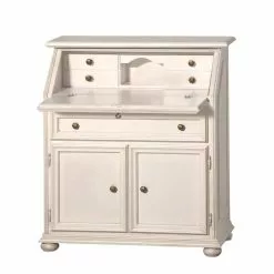 Montreux Sekretär Palermo - Antikweiß -Büromöbel Verkaufsgeschäft sekretaer palermo tulipe teilmassiv weiss 3512225