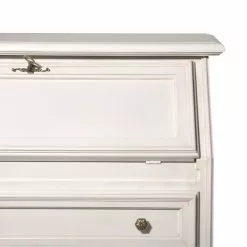 Montreux Sekretär Palermo - Antikweiß -Büromöbel Verkaufsgeschäft sekretaer palermo tulipe teilmassiv weiss 3512241