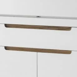 Mørteens Sekretär Tenabo - Matt Weiß / Asteiche -Büromöbel Verkaufsgeschäft sekretaer tenabo matt weiss asteiche 4765704