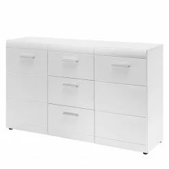 Germania Sideboard Adana - Hochglanz Weiß