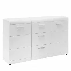 Germania Sideboard Adana - Hochglanz Weiß -Büromöbel Verkaufsgeschäft sideboard adana hochglanz weiss 5151904