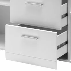 Germania Sideboard Adana - Hochglanz Weiß -Büromöbel Verkaufsgeschäft sideboard adana hochglanz weiss 5151908