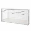Loftscape Sideboard Arco - Hochglanz Weiß / Weiß