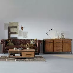 Ars manufacti Sideboard Atelier - Akazie teilmassiv -Büromöbel Verkaufsgeschäft sideboard atelier akazie teilmassiv 2109510