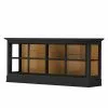 Maison Belfort Sideboard Azjana I - Schwarz / Pinie Honig -Büromöbel Verkaufsgeschäft sideboard azjana i pinie teilmassiv schwarz pinie honig 3394781