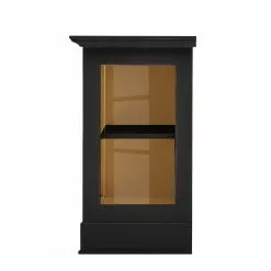 Maison Belfort Sideboard Azjana I - Schwarz / Pinie Honig -Büromöbel Verkaufsgeschäft sideboard azjana i pinie teilmassiv schwarz pinie honig 3394793