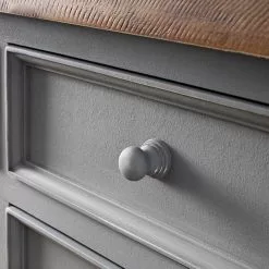 Maison Belfort Sideboard Balignton I - Kiefer massiv - Grau -Büromöbel Verkaufsgeschäft sideboard balignton kiefer massiv grau 3692257