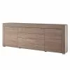 Trendteam Sideboard Bang - Eiche-Sägerau-Dekor -Büromöbel Verkaufsgeschäft sideboard bang eiche saegerau 1393130