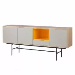 Studio Copenhagen Sideboard Caspito - Hellgrau / Eiche