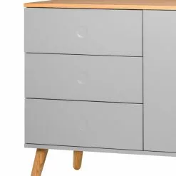 Tenzo Sideboard Dot I - Grau 13 Tenzo Sideboard Dot I - Grau -Büromöbel Verkaufsgeschäft sideboard dot i eiche teilmassiv grau 4148648