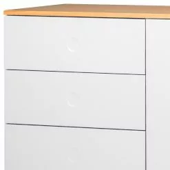 Tenzo Sideboard Dot I - Weiß -Büromöbel Verkaufsgeschäft sideboard dot i eiche teilmassiv weiss 4148628