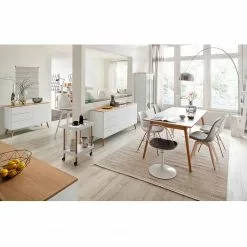 Tenzo Sideboard Dot I - Weiß -Büromöbel Verkaufsgeschäft sideboard dot i eiche teilmassiv weiss 4163472