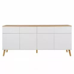 Tenzo Sideboard Dot II - Weiß -Büromöbel Verkaufsgeschäft sideboard dot ii eiche teilmassiv weiss 4148712
