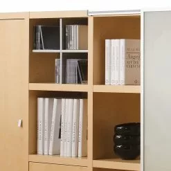 Loftscape Sideboard Emporior I - Ahorn Dekor -Büromöbel Verkaufsgeschäft sideboard emporior i ahorn dekor glasschiebetuer satiniert 1554550