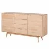 Mørteens Sideboard Finsby - Buche Weißöl -Büromöbel Verkaufsgeschäft sideboard finsby buche massiv 3681709