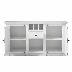 Maison Belfort Sideboard Geestland - Pinie Weiß Dekor -Büromöbel Verkaufsgeschäft sideboard geestland pinie weiss dekor 4535704