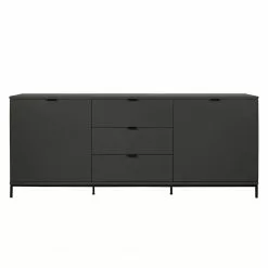 Studio Copenhagen Sideboard Harma II - Dunkelgrau -Büromöbel Verkaufsgeschäft sideboard harma ii dunkelgrau 5170152