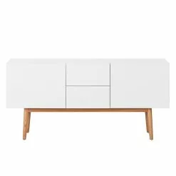 Mørteens Sideboard Lindholm III - Weiß -Büromöbel Verkaufsgeschäft sideboard lindholm iii weiss dekor eiche massiv 3711477