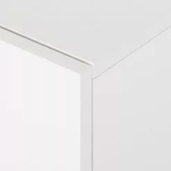 Mørteens Sideboard Lindholm III - Weiß -Büromöbel Verkaufsgeschäft sideboard lindholm iii weiss matt eiche massiv 364875