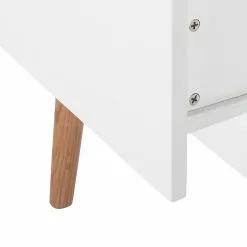 Mørteens Sideboard Lindholm III - Weiß -Büromöbel Verkaufsgeschäft sideboard lindholm iii weiss matt eiche massiv 364878