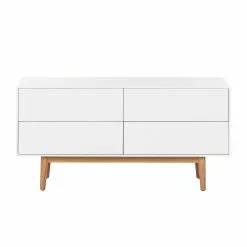 Mørteens Sideboard Lindholm V - Eiche teilmassiv - Weiß / Eiche 13 Mørteens Sideboard Lindholm V - Eiche teilmassiv - Weiß / Eiche -Büromöbel Verkaufsgeschäft sideboard lindholm v weiss matt eiche massiv 358647