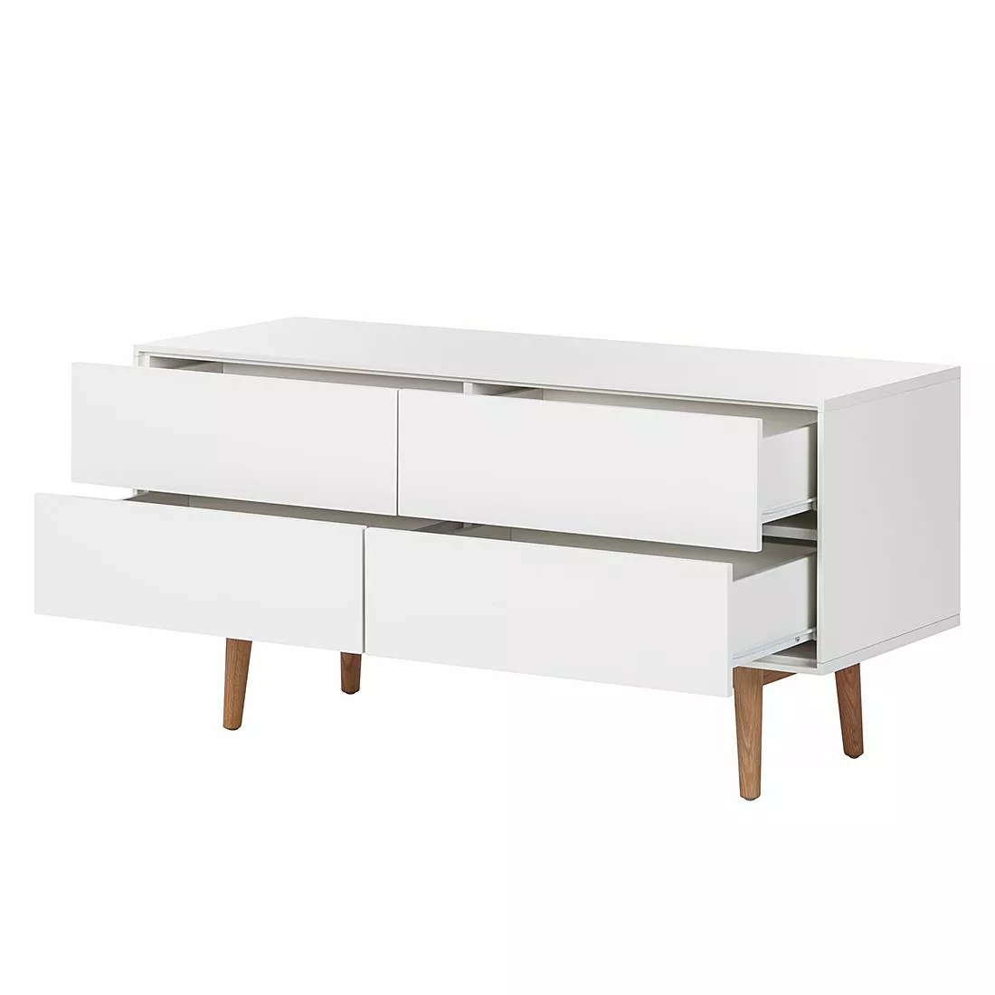 Mørteens Sideboard Lindholm V - Eiche teilmassiv - Weiß / Eiche 7 Mørteens Sideboard Lindholm V - Eiche teilmassiv - Weiß / Eiche – Bild 5