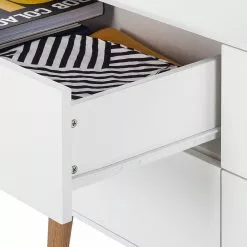 Mørteens Sideboard Lindholm V - Eiche teilmassiv - Weiß / Eiche 18 Mørteens Sideboard Lindholm V - Eiche teilmassiv - Weiß / Eiche -Büromöbel Verkaufsgeschäft sideboard lindholm v weiss matt eiche massiv 358655