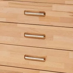 Ars Natura Sideboard Majona - Kernbuche -Büromöbel Verkaufsgeschäft sideboard majona kernbuche massiv 980818