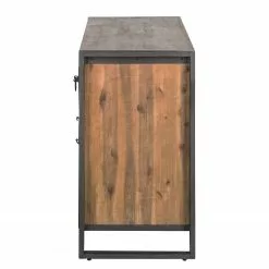 Ars manufacti Sideboard Manchester I - Akazie teilmassiv / Metall - Akazie / Anthrazit -Büromöbel Verkaufsgeschäft sideboard manchester i akazie massiv metall 4873184