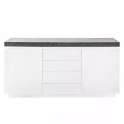 Fredriks Sideboard Namona I - Inkl. Beleuchtung - Weiß / Beton Dekor 12 Fredriks Sideboard Namona I - Inkl. Beleuchtung - Weiß / Beton Dekor -Büromöbel Verkaufsgeschäft sideboard namona i inkl beleuchtung weiss anthrazit weiss anthrazit 3666813