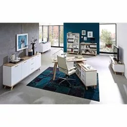 Germania Sideboard Neston II - Matt Weiß / Eiche Sanremo Dekor 16 Germania Sideboard Neston II - Matt Weiß / Eiche Sanremo Dekor -Büromöbel Verkaufsgeschäft sideboard neston ii supermatt weiss eiche sonoma dekor 637578