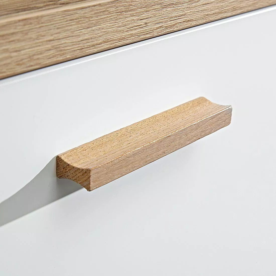 Germania Sideboard Neston II - Matt Weiß / Eiche Sanremo Dekor 11 Germania Sideboard Neston II - Matt Weiß / Eiche Sanremo Dekor – Bild 9