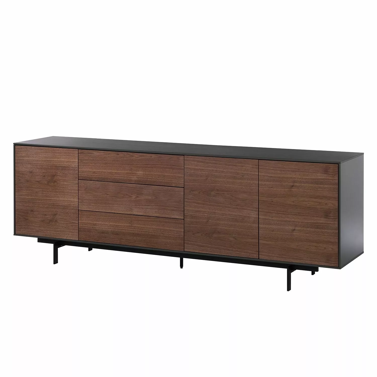 Eva Padberg Collection Sideboard Payara - Echtholzfurnier - Walnuss / Anthrazit 3 Eva Padberg Collection Sideboard Payara - Echtholzfurnier - Walnuss / Anthrazit