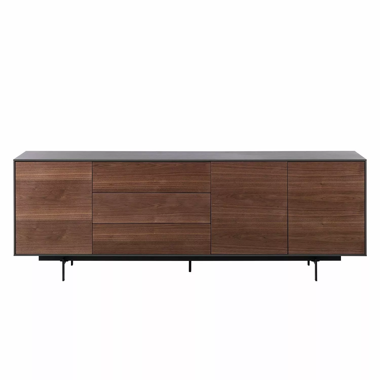 Eva Padberg Collection Sideboard Payara - Echtholzfurnier - Walnuss / Anthrazit 5 Eva Padberg Collection Sideboard Payara - Echtholzfurnier - Walnuss / Anthrazit – Bild 3
