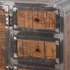 Ars manufacti Sideboard Wharton I - Akazie teilmassiv / Stahl -Büromöbel Verkaufsgeschäft sideboard wharton i mango teilmassiv 5046244